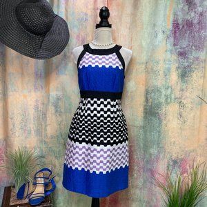 📌 Taylor Georgious Geometric Design Cotton  Dress